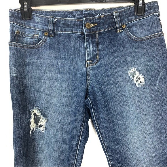 The Limited Blue Slightly Distressed Women's Jean Pants Size 8 - Picture 2 of 9